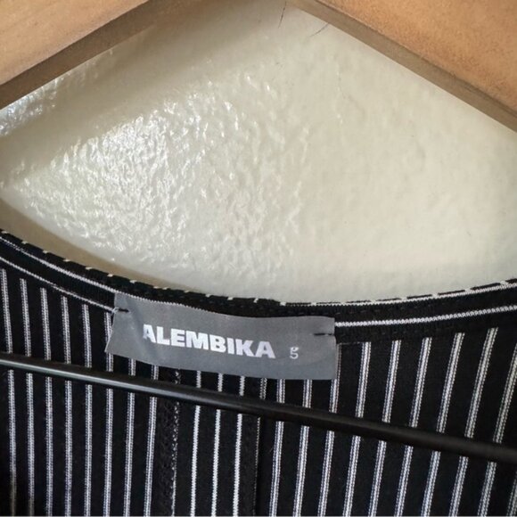 Alembika | Contrast Striped Sleeveless Tunic - Picture 3 of 7